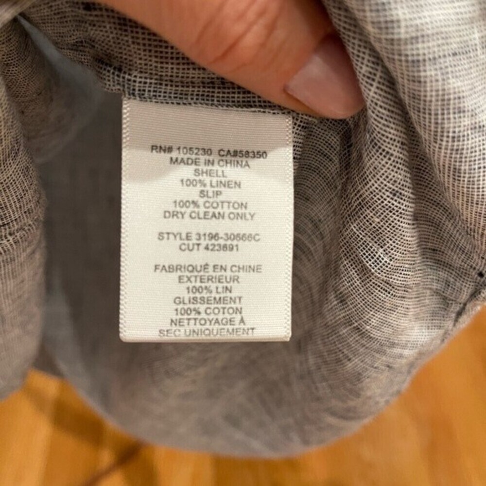 Joie XXS Rathana C Linen dress - gray - Picture 13 of 16